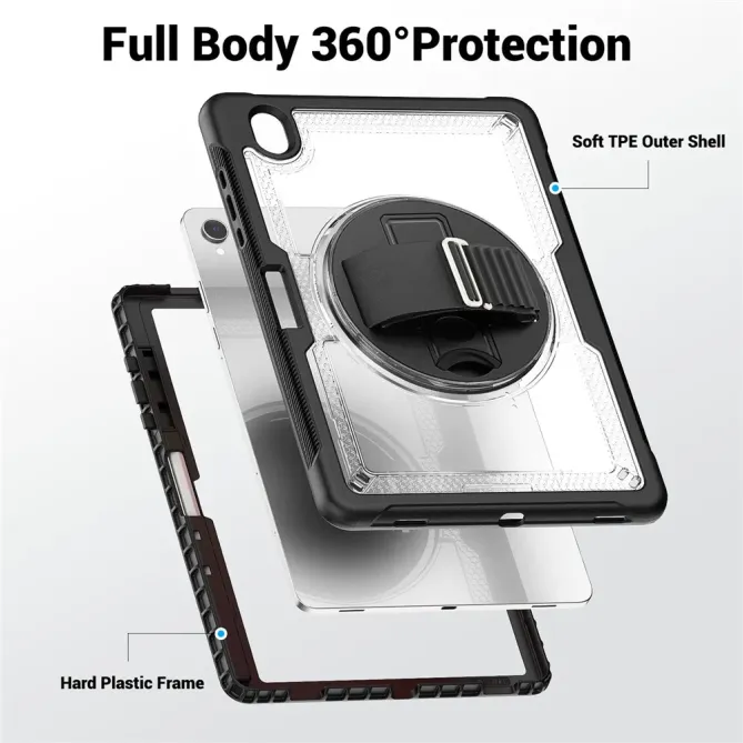 Coque Samsung Galaxy Tab S11 support rotatif sangle | GRIP