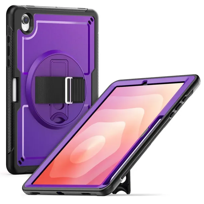 Coque Samsung Galaxy Tab S11 support rotatif sangle | GRIP