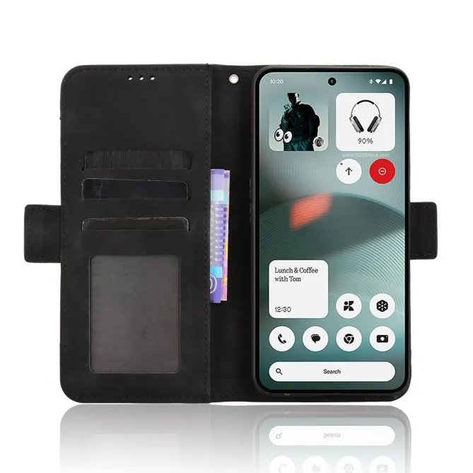 Housse Nothing Phone (3a) Lite premium portefeuille avec porte cartes