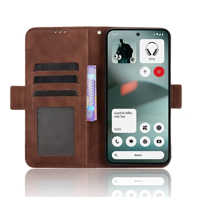 Housse Nothing Phone (3a) Lite premium portefeuille avec porte cartes