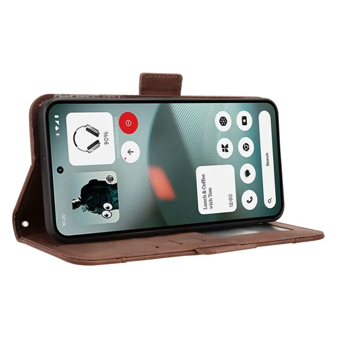 Housse Nothing Phone (3a) Lite premium portefeuille avec porte cartes