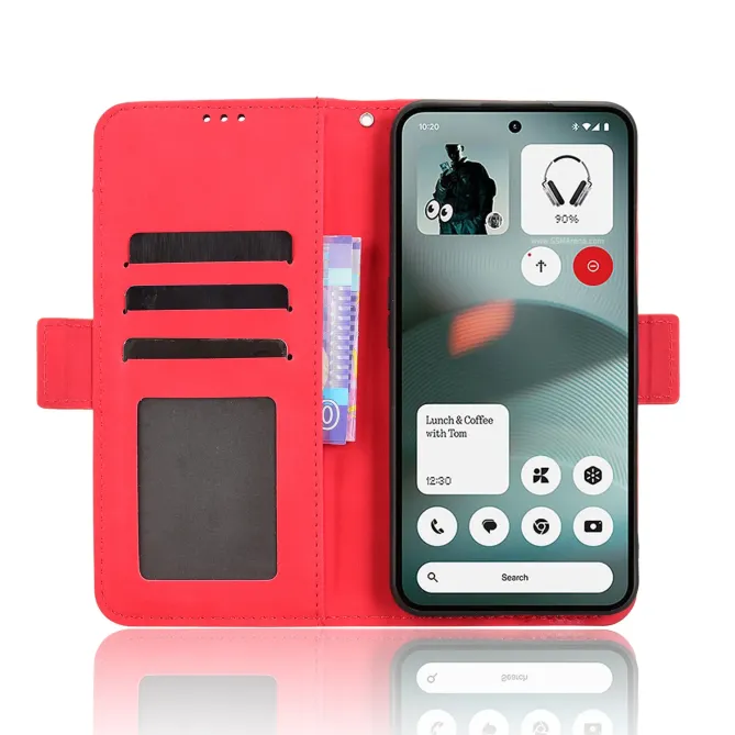 Housse Nothing Phone (3a) Lite premium portefeuille avec porte cartes