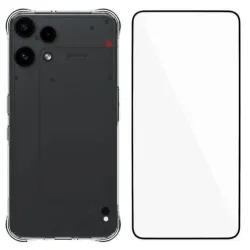 Pack Nothing Phone (3a) Lite | Coque Coins Renforcés Transparente avec