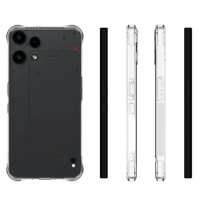 Pack Nothing Phone (3a) Lite | Coque Coins Renforcés Transparente avec