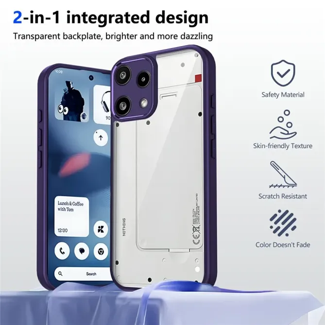 Coque Nothing Phone (3a) Lite transparente mate | GHOST
