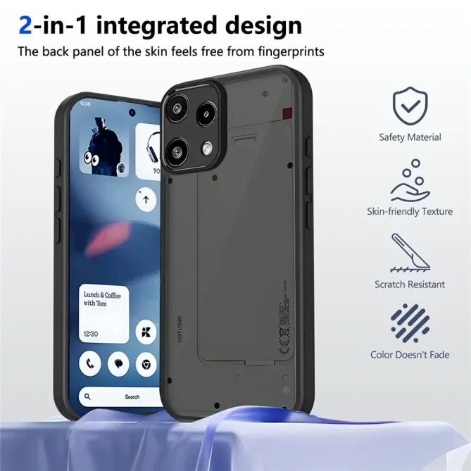 Coque Nothing Phone (3a) Lite mate translucide | PHANTOM