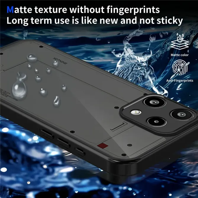 Coque Nothing Phone (3a) Lite mate translucide | PHANTOM