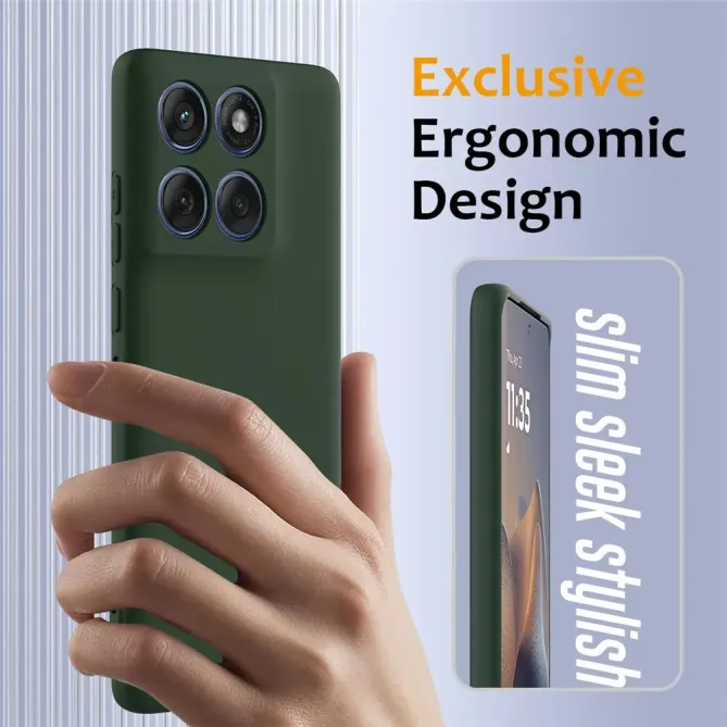 Coque Motorola Edge 70 Silicone Liquide MagSafe, Lanière