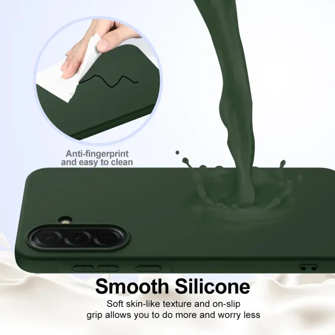 Coque Samsung Galaxy A57 Silicone Liquide MagSafe, Lanière