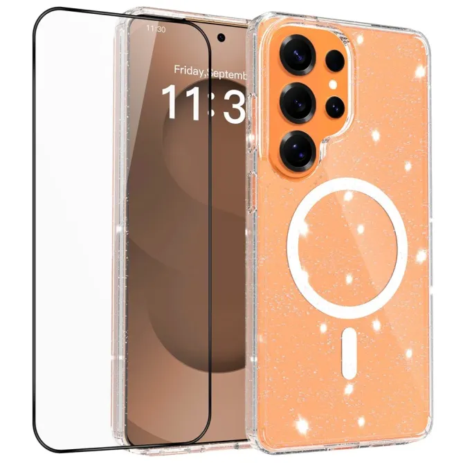 Pack Coque Samsung Galaxy S26 Ultra MagSafe scintillante | STARDUST