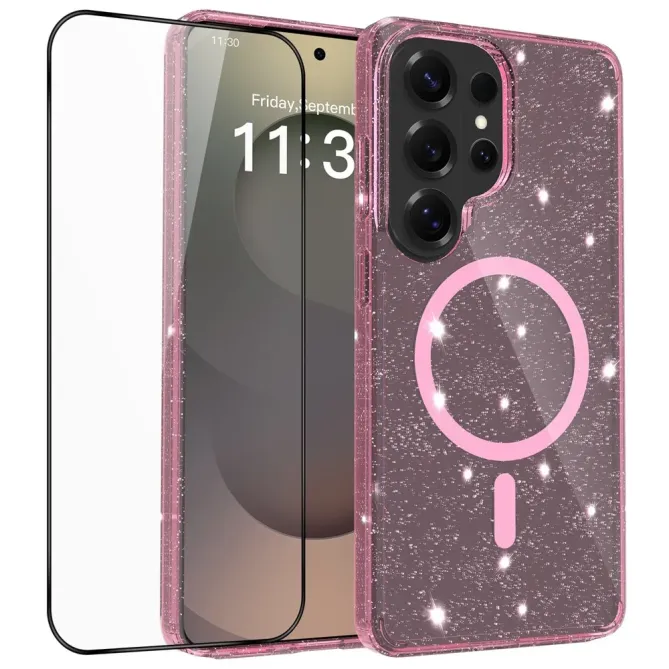 Pack Coque Samsung Galaxy S26 Ultra MagSafe scintillante | STARDUST