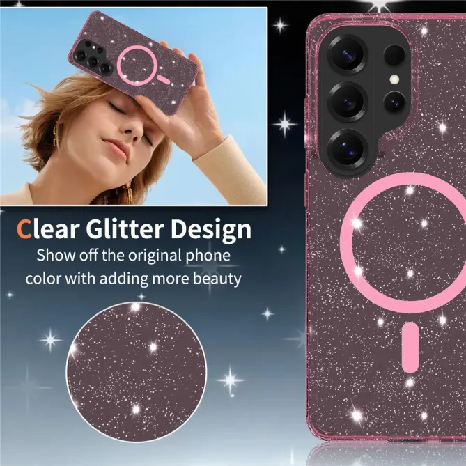 Pack Coque Samsung Galaxy S26 Ultra MagSafe scintillante | STARDUST