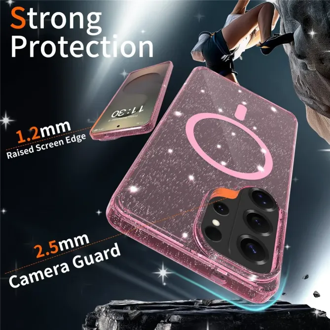 Pack Coque Samsung Galaxy S26 Ultra MagSafe scintillante | STARDUST