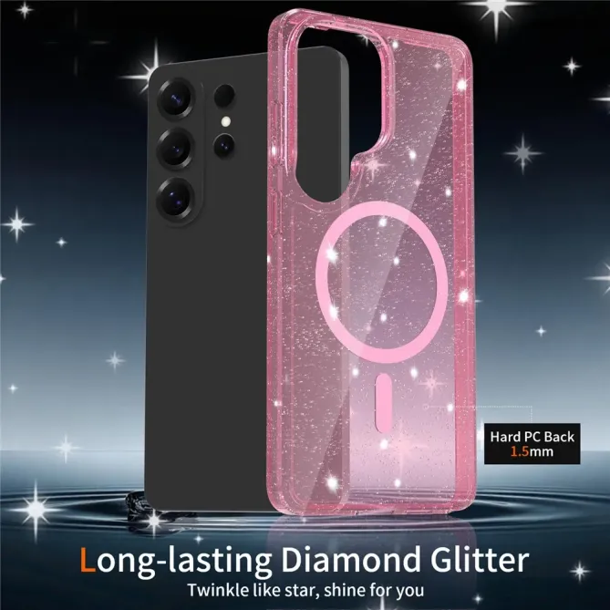 Pack Coque Samsung Galaxy S26 Ultra MagSafe scintillante | STARDUST