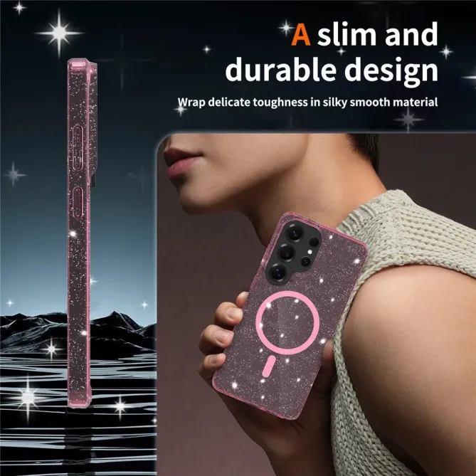 Pack Coque Samsung Galaxy S26 Ultra MagSafe scintillante | STARDUST