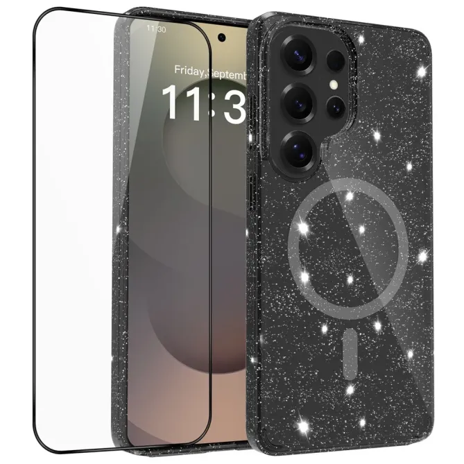 Pack Coque Samsung Galaxy S26 Ultra MagSafe scintillante | STARDUST