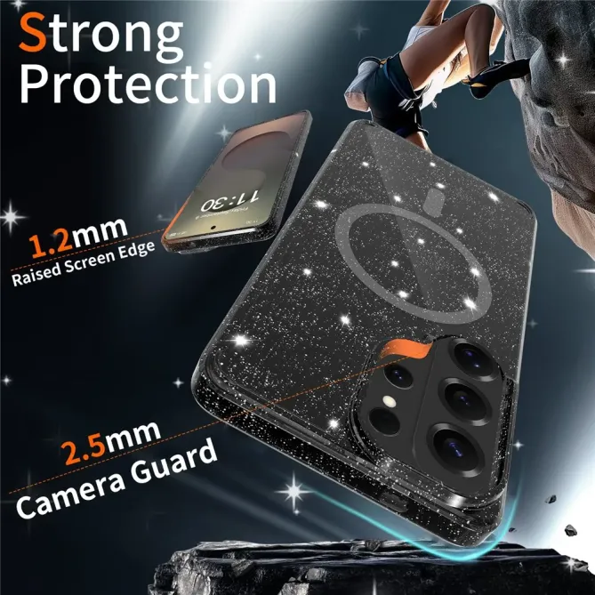 Pack Coque Samsung Galaxy S26 Ultra MagSafe scintillante | STARDUST