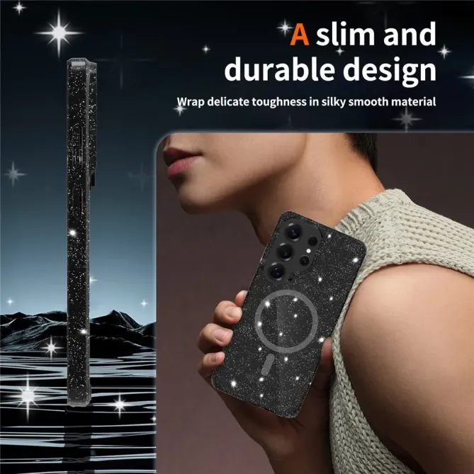 Pack Coque Samsung Galaxy S26 Ultra MagSafe scintillante | STARDUST