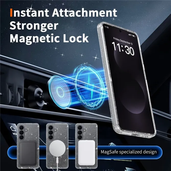 Pack Coque Samsung Galaxy S26 MagSafe scintillante | STARDUST