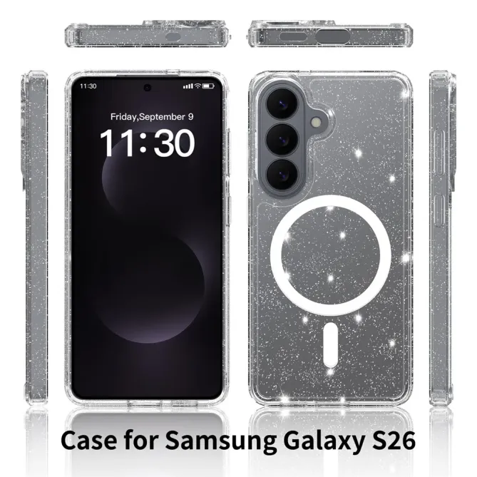 Pack Coque Samsung Galaxy S26 MagSafe scintillante | STARDUST