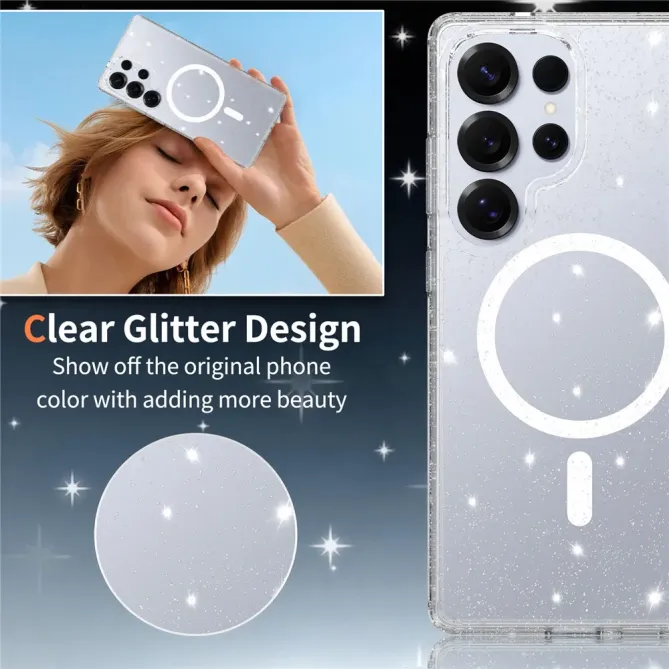 Pack Coque Samsung Galaxy S25 Ultra MagSafe scintillante | STARDUST