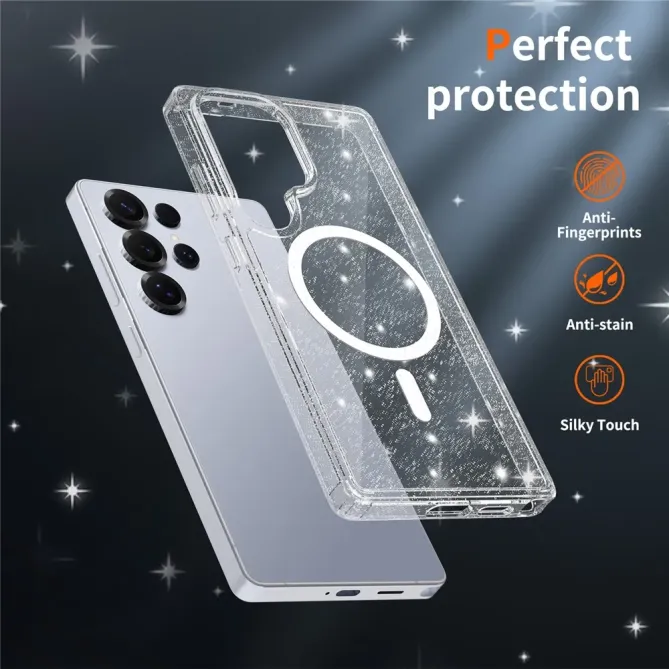 Pack Coque Samsung Galaxy S25 Ultra MagSafe scintillante | STARDUST