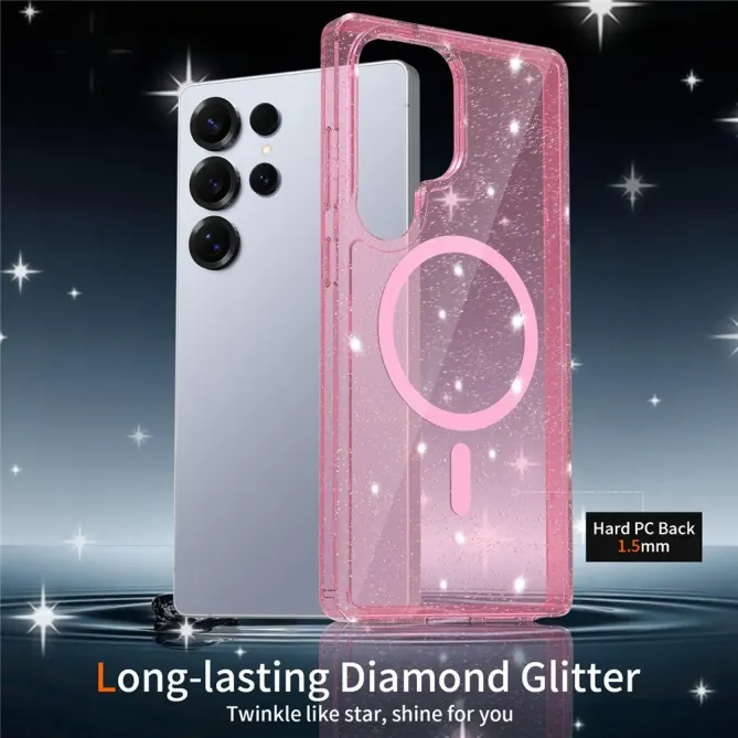 Pack Coque Samsung Galaxy S25 Ultra MagSafe scintillante | STARDUST