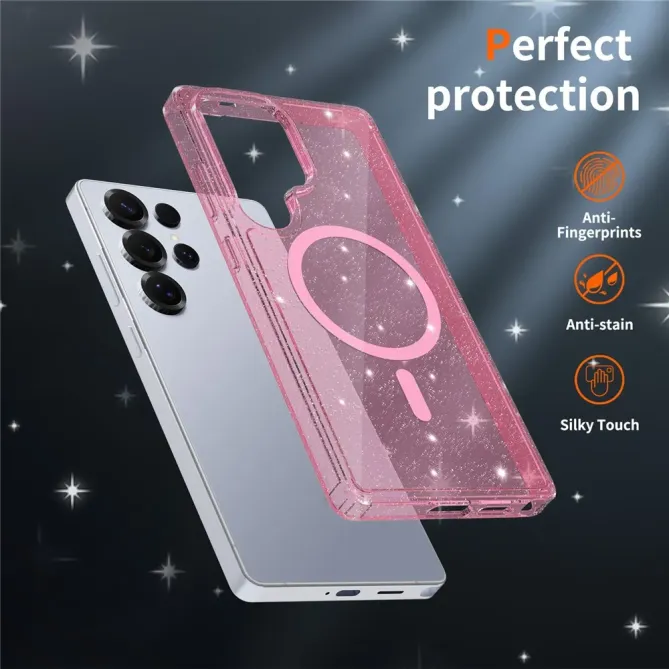 Pack Coque Samsung Galaxy S25 Ultra MagSafe scintillante | STARDUST