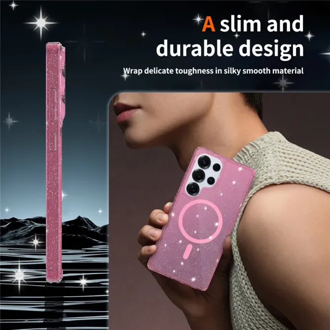 Pack Coque Samsung Galaxy S25 Ultra MagSafe scintillante | STARDUST