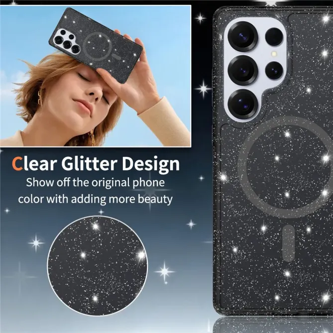 Pack Coque Samsung Galaxy S25 Ultra MagSafe scintillante | STARDUST