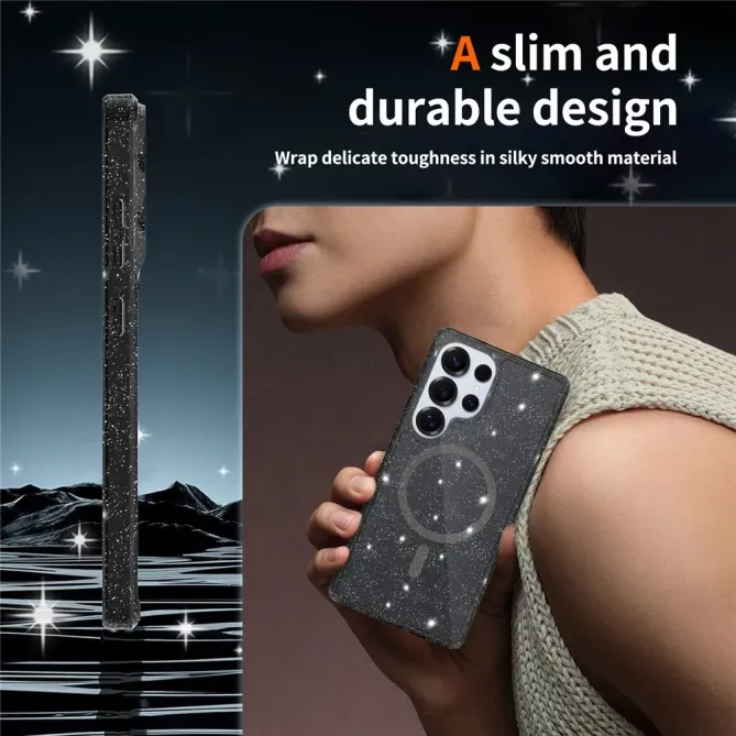 Pack Coque Samsung Galaxy S25 Ultra MagSafe scintillante | STARDUST