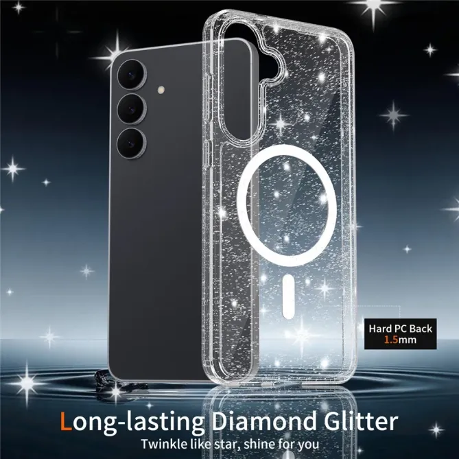 Pack Coque Samsung Galaxy S25 FE MagSafe scintillante | STARDUST
