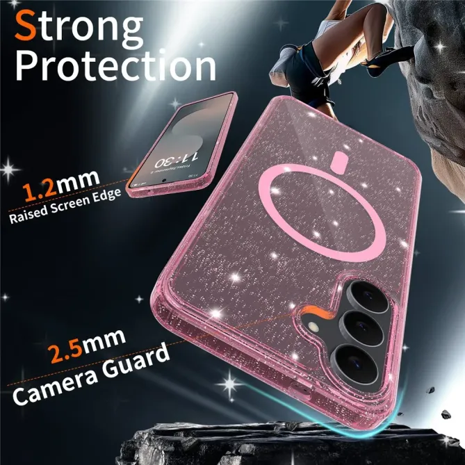 Pack Coque Samsung Galaxy S25 FE MagSafe scintillante | STARDUST
