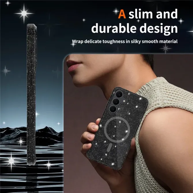Pack Coque Samsung Galaxy S25 FE MagSafe scintillante | STARDUST