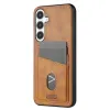 Coque Samsung Galaxy A57 Effet Cuir avec Double Porte-cartes Dorsal