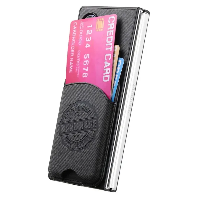 Coque Honor Magic V3 texture denim porte-cartes | INDIGO