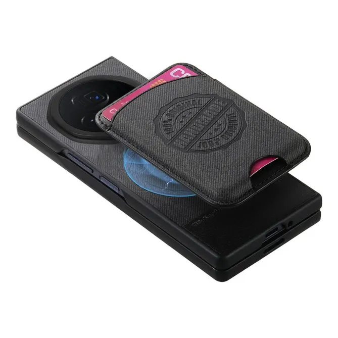 Coque Honor Magic V3 texture denim porte-cartes | INDIGO
