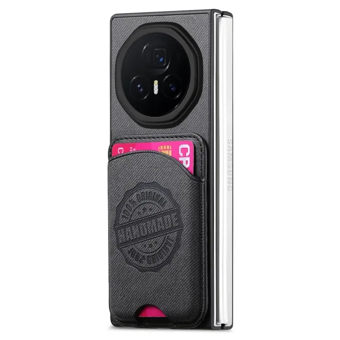 Coque Honor Magic V3 texture denim porte-cartes | INDIGO