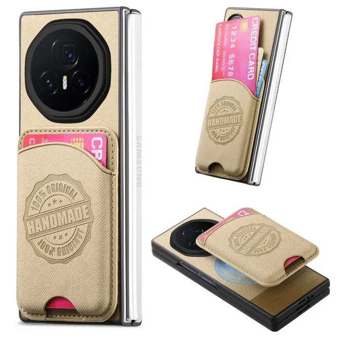 Coque Honor Magic V3 texture denim porte-cartes | INDIGO