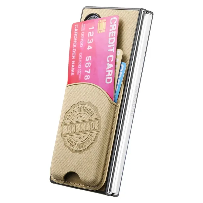 Coque Honor Magic V3 texture denim porte-cartes | INDIGO
