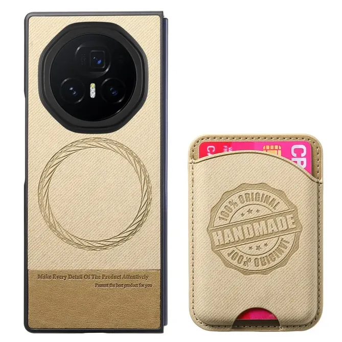 Coque Honor Magic V3 texture denim porte-cartes | INDIGO