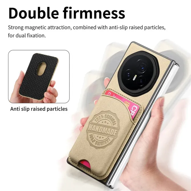 Coque Honor Magic V3 texture denim porte-cartes | INDIGO