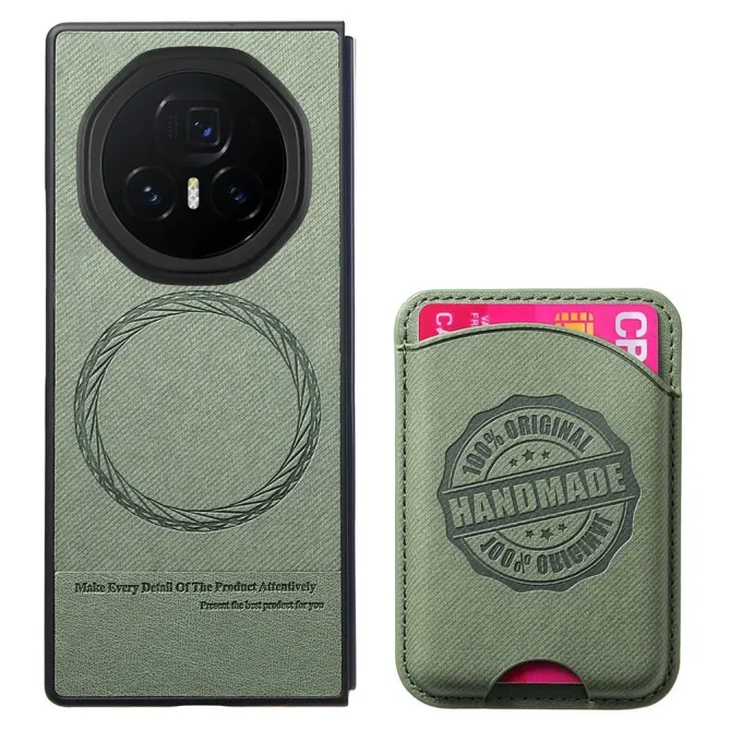 Coque Honor Magic V3 texture denim porte-cartes | INDIGO