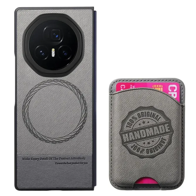 Coque Honor Magic V3 texture denim porte-cartes | INDIGO