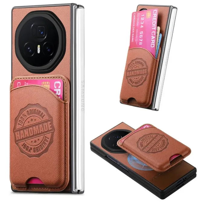 Coque Honor Magic V3 texture denim porte-cartes | INDIGO