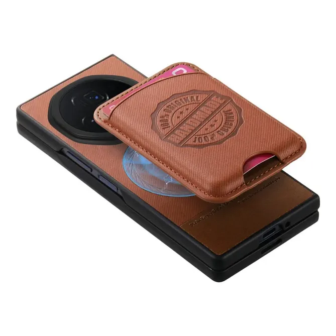 Coque Honor Magic V3 texture denim porte-cartes | INDIGO