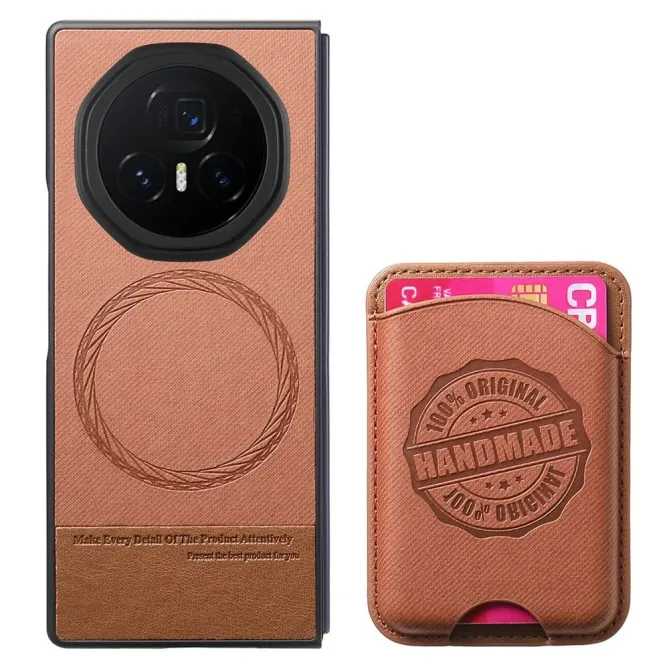 Coque Honor Magic V3 texture denim porte-cartes | INDIGO
