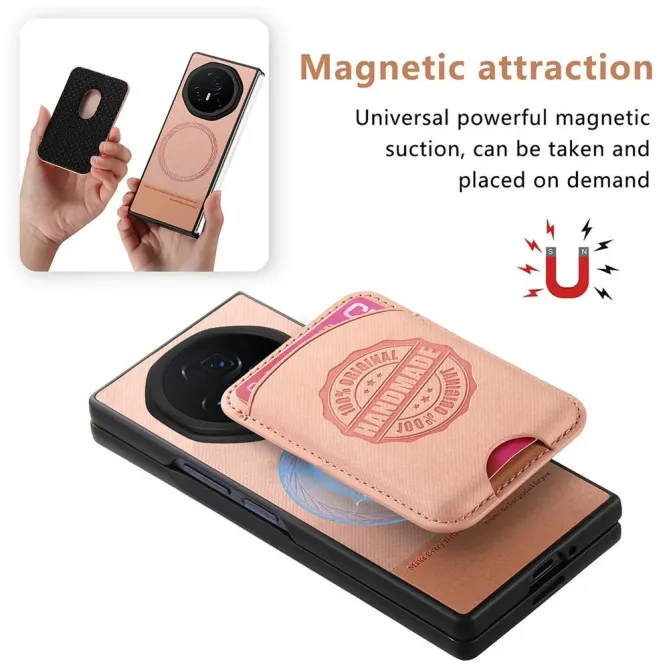Coque Honor Magic V3 texture denim porte-cartes | INDIGO