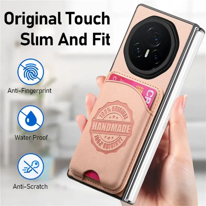 Coque Honor Magic V3 texture denim porte-cartes | INDIGO