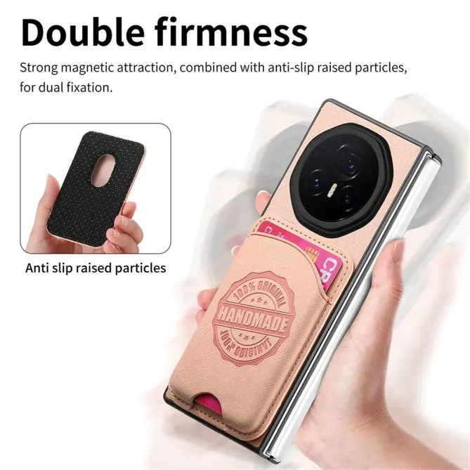 Coque Honor Magic V3 texture denim porte-cartes | INDIGO